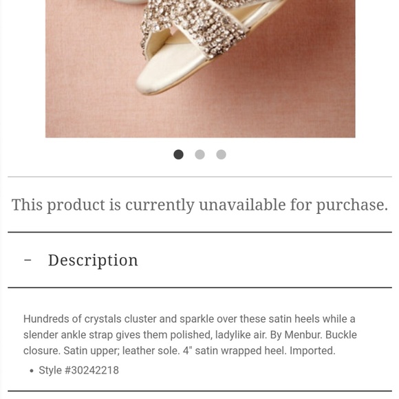 Menbur Crystalline Heels - Picture 6 of 6